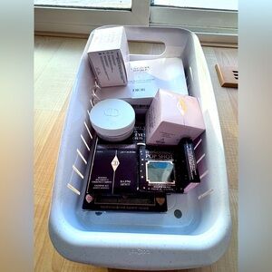 Charlotte Tilbury and Dior boxes